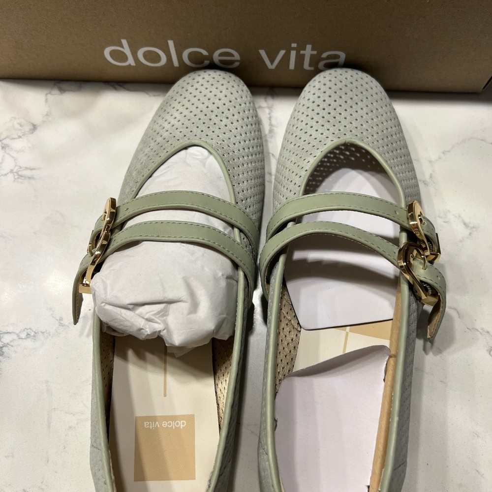 Dolce Vita Women's Perforated Mary Jane Flats
